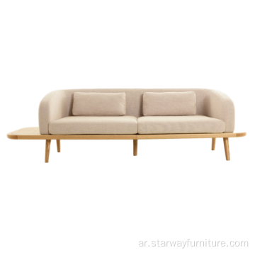 خشب مع مجموعة أريكة أريكة مريحة مسند ذراع